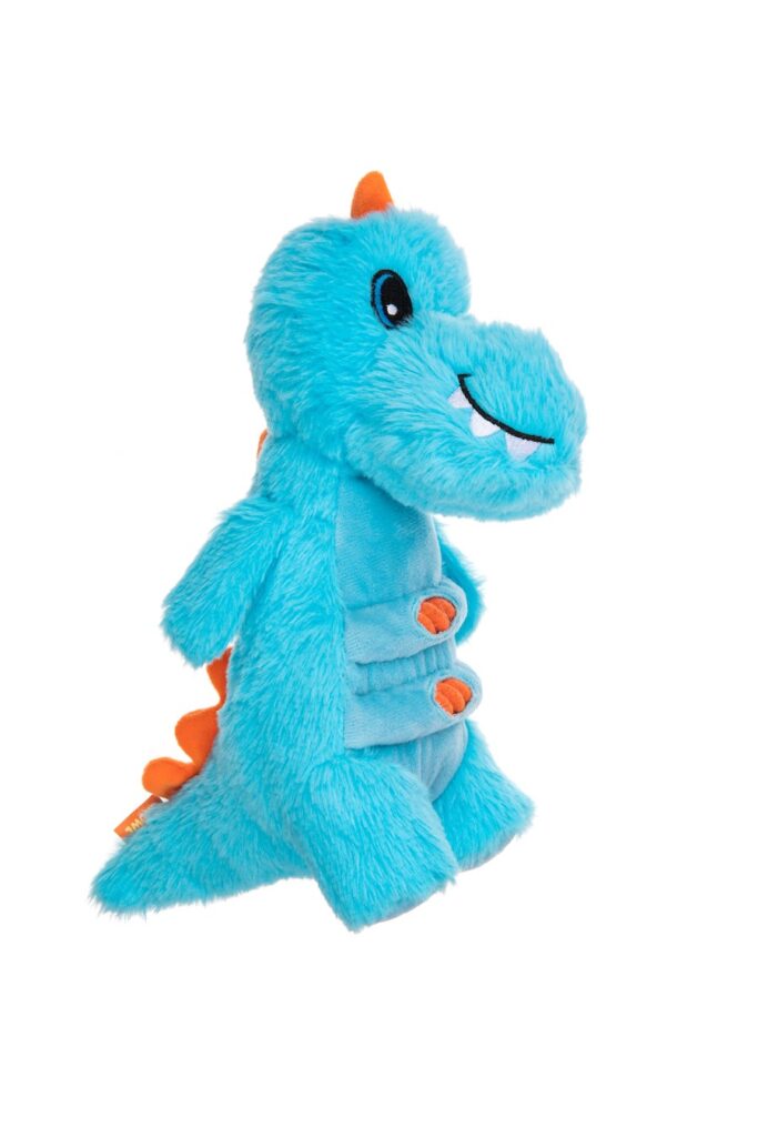 Terry the Tyrannosaurus Rex: A lively and energetic blue T-Rex with sturdy rope accents.