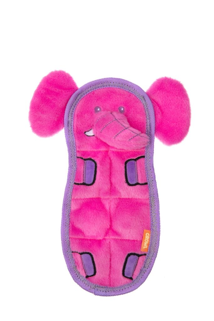 Ella the Elephant: A playful pink elephant with a sturdy design.